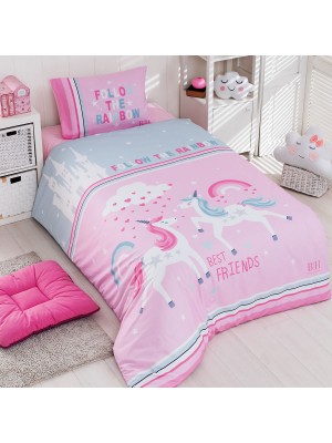 Bed Sheet Set - 2 flat sheets 160X240 + 1 pillowcase